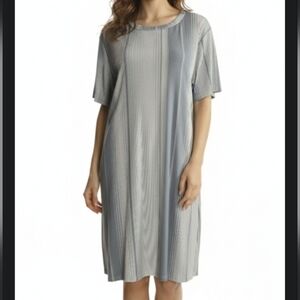 Crazy Train Striped Short Sleeve Dress Size XL